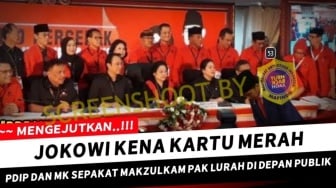 CEK FAKTA: MK dan PDIP Sepakati Pemakzulan Jokowi