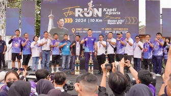 Dalam Fun Run KAPTI-Agraria, Menteri AHY: Berbuat Terbaik, Mimpi Besar Bisa Dicapai dengan Kerja Keras