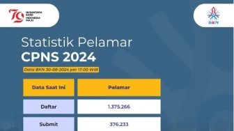 Cara Cek Jumlah Pelamar CPNS 2024, Instansi Mana yang Banyak Peminat?