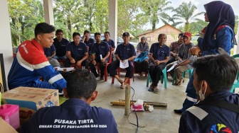 Pertagas Ciptakan Solusi Berkelanjutan untuk Akses Air Bersih di Desa Sidomulyo