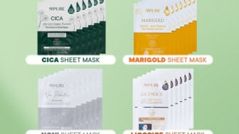 3 Varian Sheet Mask NPURE Atasi Jerawat hingga Anti-Aging, Aman untuk Bumil