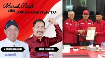 PDIP Cabut Dukungan untuk Ela-Azwar, Pilkada Lampung Timur Batal Lawan Kotak Kosong