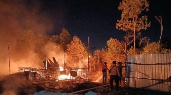 Gudang BBM Oplosan di Jambi Terbakar, Polisi Ringkus 2 Orang