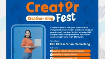 Yuk! Ikuti BRI Creator Fest 2024, Hadiahnya Rp600 Juta