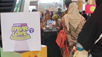 Acara Pasar Lokal Suara UMKM Vol.4 kali ini digelar di Atrium Utama Ciplaz Garut pada Selasa (10/9/2024). [Foto dok. Suara.com]