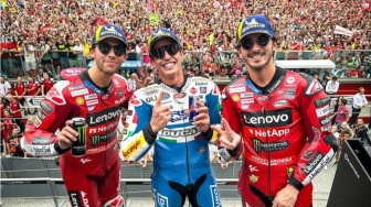 MotoGP San Marino 2024 Diwarnai Hujan, Tiga Pembalap Ini Punya Pikiran Jenius