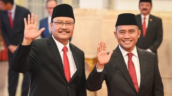 Jokowi Lantik Saifullah Yusuf Sebagai Mensos dan Eddy Hartono Jadi Kepala BNPT yang Baru