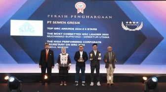 PT Semen Gresik Raih 3 Penghargaan Bergengsi TOP GRC Awards 2024 di Jakarta