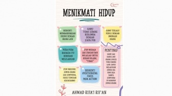 Ulasan Buku Menikmati Hidup: Upaya Merenungi Kehidupan yang Penuh Warna