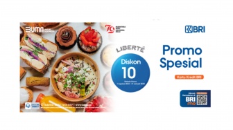 Ciao! Makan di Libert Italian Cuisine, Bayar Pakai Kartu Kredit BRI Dapat Diskon 10%