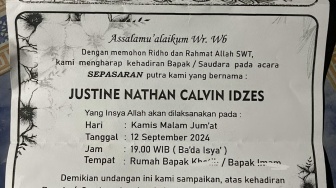 Orangtua Fans Timnas Indonesia Sejati, Bayi Ini Diberi Nama 'Justine Nathan Calvin Idzes'