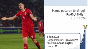 Harga Pasar Jay Idzes Melejit 2 Kali Lipat Usai Main di Seria A dan Jadi Kapten Timnas Indonesia, Statistiknya Edan!