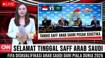 CEK FAKTA: Indonesia Auto Lolos Piala Dunia usai FIFA Diskualifikasi Arab Saudi