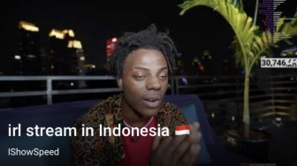 4 Jam Streaming di Indonesia, IShowSpeed Cetak Rekor 14 Juta Kali Ditonton