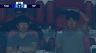 Momen Shin Tae-yong Garuk-garuk Kepala Saksikan Persib Bandung vs Port FC, Pusing?