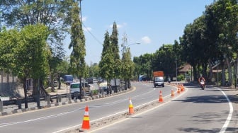 Konstruksi Tol Jogja-Solo Merambah Ring Road Utara, Separator Mulai Dibongkar