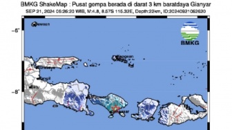 Kronologi Gempa Bali: Magnitudo 4,8 dan Tidak Berpotensi Tsunami