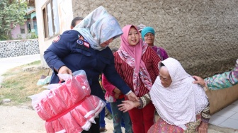 Kemensos Pastikan Tak Ada Lagi Korban Gempa Bandung Konsumsi Singkong di Pengungsian