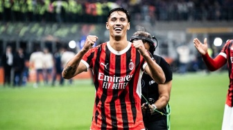 Detik-detik Kakak Pemain Keturunan Ambon Cetak Gol! Bawa AC Milan Kalahkan Monza di Liga Italia