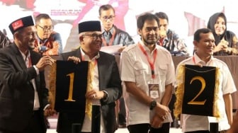 Pilgub Aceh 2024: Bustami-Fadhil Nomor Urut 1, Mualem-Dek Fad Nomor 2