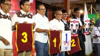 Pilkada Kota Yogyakarta: Heroe-Supena Nomor 1, Hasto-Wawan Nomor 2, Afnan-Singgih Nomor 3