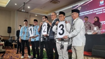 Maju di Pilkada Kota Sukabumi, Ayep Zaki dan Penyanyi Bobby Maulana Dapat Nomor Urut 2