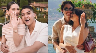 Sama-sama Dilamar di Lake Como, Adu Romantis Al Ghazali-Alyssa Daguise dan Amanda Rawles-Adriel Susanteo