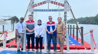 Pertamina Patra Niaga Fuel Terminal Tanjung Gerem Transpalansi Terumbu Karang