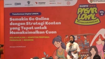 Pos Indonesia Sebut Pentingnya Peran UMKM di Acara Pasar Lokal Suara UMKM Vol.4 Semarang