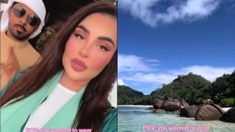 Punya Suami Miliarder, Influencer Ini Dihadiahi Pulau Pribadi Rp756 M Biar Bebas Pakai Bikini