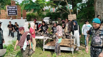 Berbagi untuk Sesama, Skena Punk di Medan Gelar Pasar Gratis