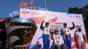 Dari Mrapen Tiba Solo, Nyala Obor PEPARNAS 2024 Satukan Indonesia