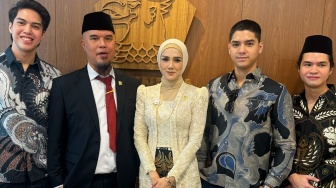 Pilih Tinggal sama Maia, Perlakuan Dul Jaelani saat Pelantikan Mulan Jameela Beda Jauh dari Al dan El?