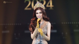 Nova Liana Pakai Kostum Rumah Makan Payakumbuh di Ajang Miss Grand International 2024