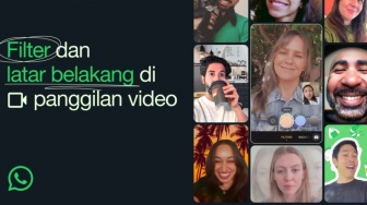 WhatsApp Luncurkan Fitur Filter dan Latar Belakang di Panggilan Video, Teleponan Makin Seru!