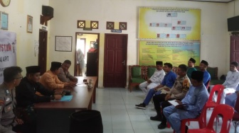 Polsek Sungai Apit Giat Cooling System, Imbau Warga Ciptakan Pilkada Damai