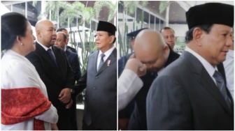 Viral Putra Prabowo Cium Tangan Puan Maharani, Garis Keturunan Langkanya Dipuji Netizen