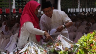 Lomba Hias Tumpeng Warnai Maulid Nabi di SMA Negeri 1 Purwakarta