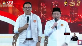 Usai RK Paparkan Visi Misi, Suswono Gagal Selesaikan Pantun karena Waktu Habis: Aduh