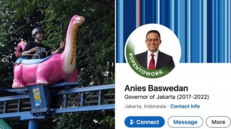 Aktivitas Anies Baswedan selama Jadi "Pengangguran", Update LinkedIn hingga Naik Pinky Dino