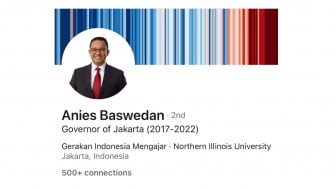 Bukan Sembarang Garis, Ini Makna Mendalam di Balik Background LinkedIn Anies Baswedan