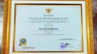 Membanggakan, Kota Metro kembali Raih Juara 1 Lomba Kelurahan Tingkat Nasional