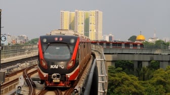 Target Rampung 2026, Pengerjaan LRT Fase 1B Velodrome-Manggarai Baru 39,83 Persen