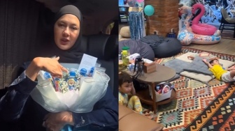 8 Momen Paula Verhoeven Kasih Surprise Ultah Kenzo, Sempat Tak Bertemu