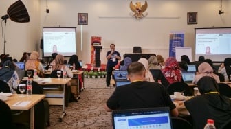 Suasana jalannya Workshop Kolaborasi Suara.com dan Universitas Atma Jaya Yogyakarta  di Hotel Swiss-Belinn Malang, Jawa Timur, 10 dan 11 Oktober 2024. [Dokumen Suara.com]