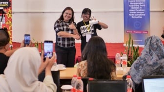 Suasana jalannya Workshop Kolaborasi Suara.com dan Universitas Atma Jaya Yogyakarta  di Hotel Swiss-Belinn Malang, Jawa Timur, 10 dan 11 Oktober 2024. [Dokumen Suara.com]