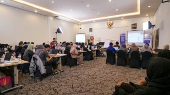 Suasana jalannya Workshop Kolaborasi Suara.com dan Universitas Atma Jaya Yogyakarta  di Hotel Swiss-Belinn Malang, Jawa Timur, 10 dan 11 Oktober 2024. [Dokumen Suara.com]