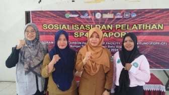 Diskominfo Kaltim Sosialisasikan SP4N LAPOR! untuk Lindungi Lingkungan Desa Sungai Terik