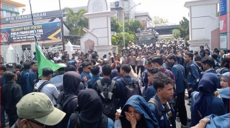 6 Mahasiswa Tersangka Perusakan Gerbang DPRD NTB Bisa Ditahan Bila Ini yang Terjadi