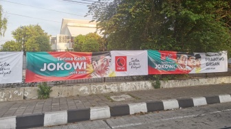 Baliho Penyambutan Jokowi Mulai Bertebaran di Solo, Relawan Projo Buka Suara